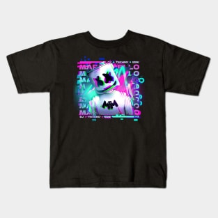 Marshmello Modern Party // Glitch Series Kids T-Shirt